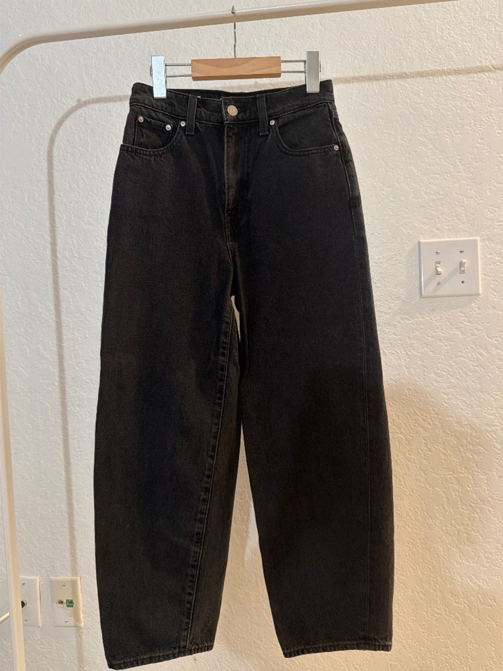 Levi’s Premium black ballon leg jeans